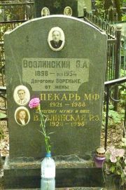 Возлинский З. А., Москва, Востряковское кладбище